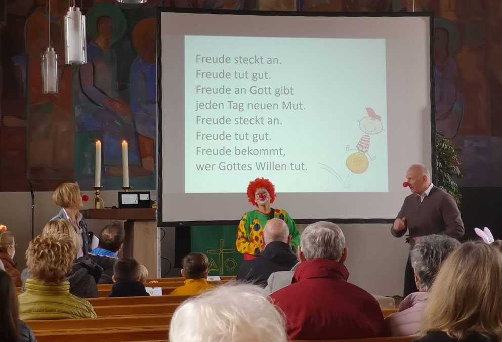 Irene Wagner, Clown, Pfarrer Winkler