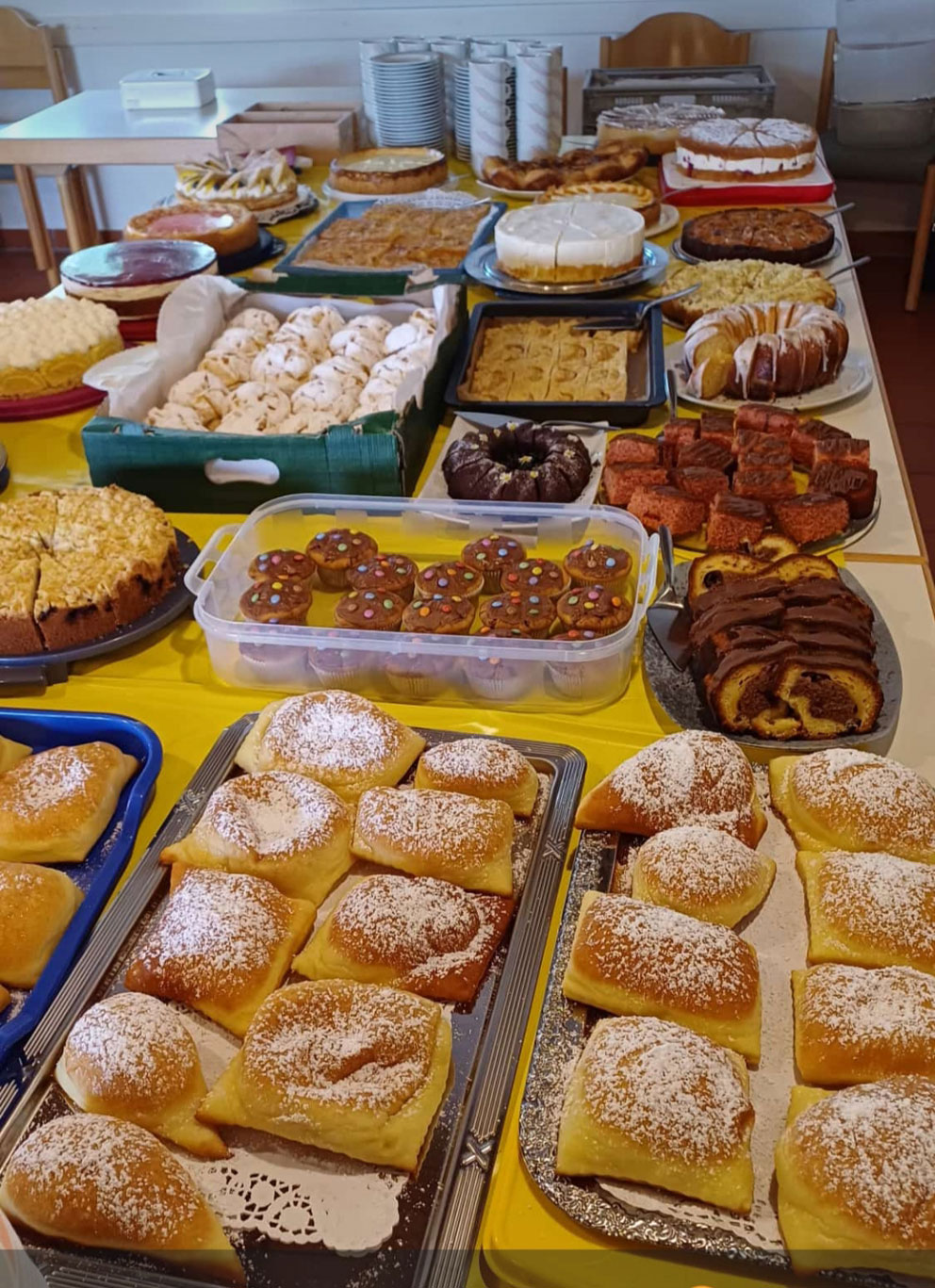 Leckeres Kuchenbuffet